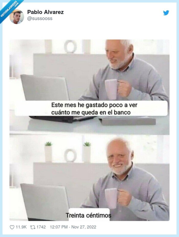 harold,dinero,banco,pobre