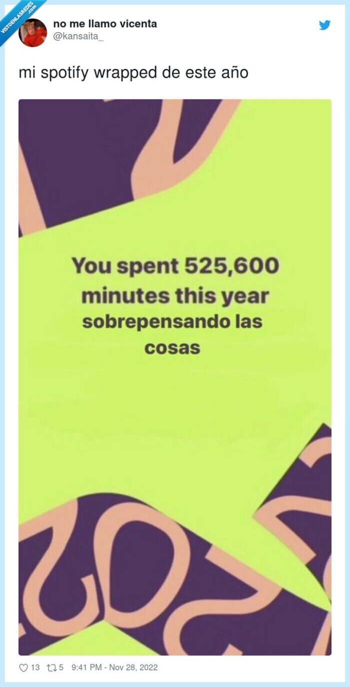 spotify,wrapped,sobrepensar