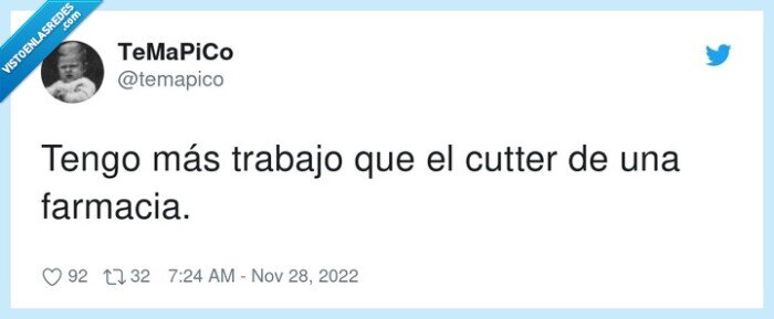 farmacia,trabajo,cutter