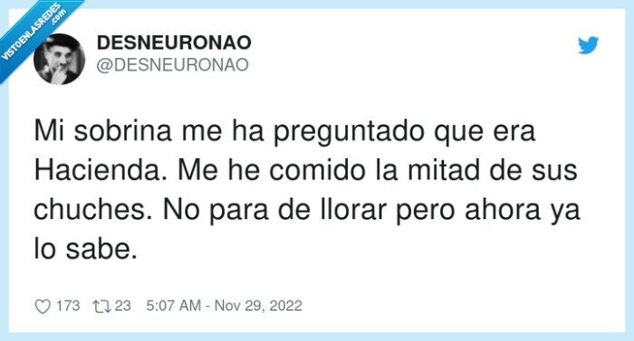 pregunta,hacienda,sobrina,chuches,comido,llorar