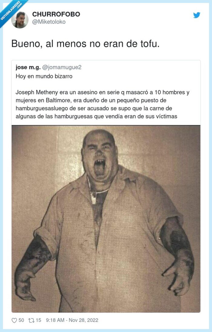 asesino,hamburguesas,tofu