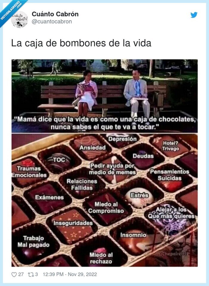 bombones,caja,vida