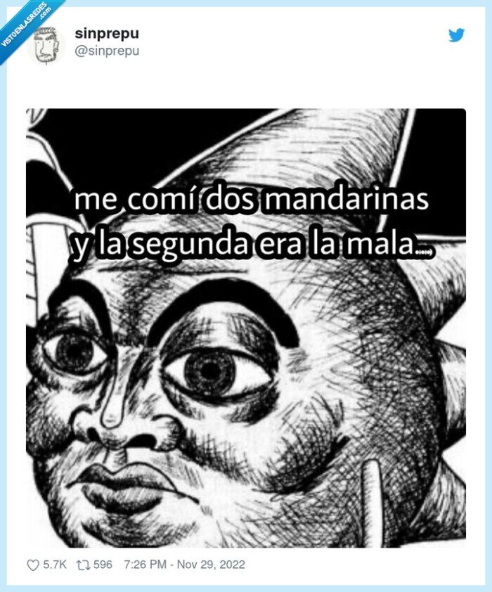 mandarina,mal gusto,mala