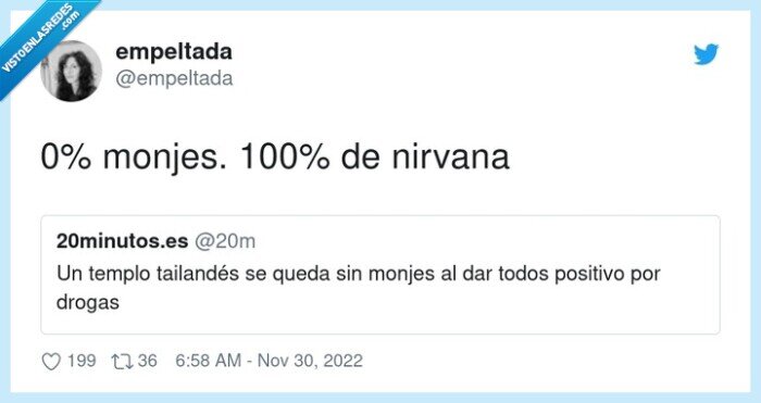 nirvana,monjes,100%,drogas,expulsados
