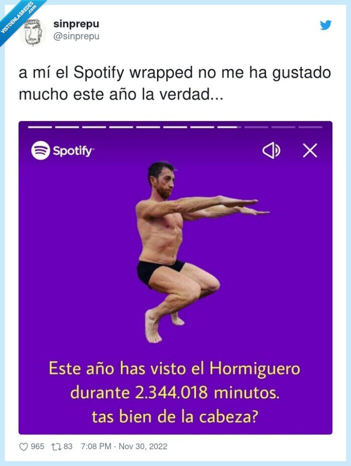 spotify wrapped,el hormiguero,pablo motos