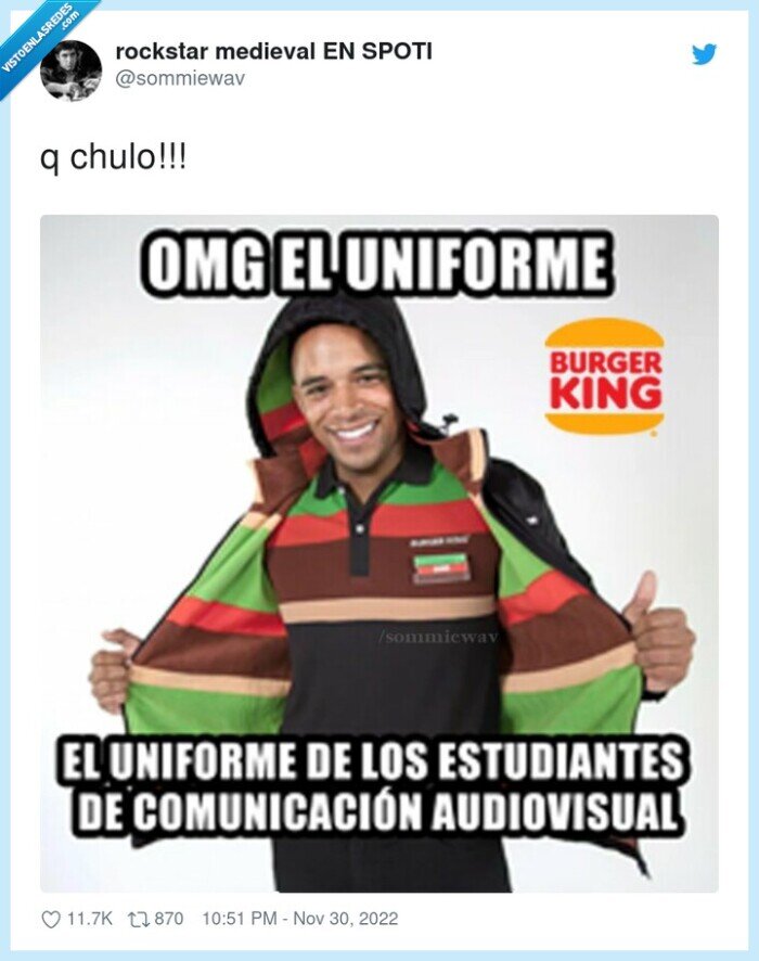 estudiantes,uniforme,burger king