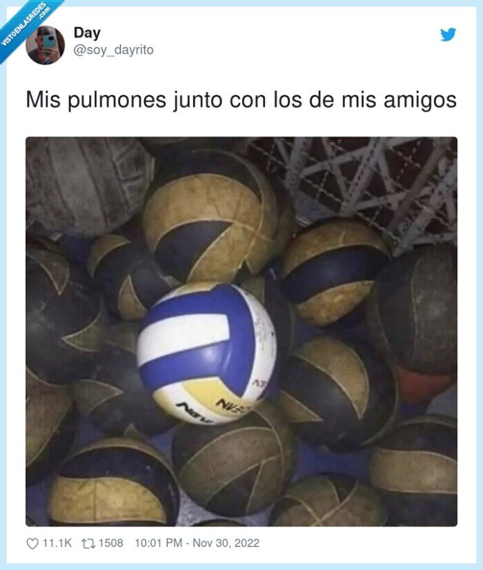 pulmones,amigos,pelotas