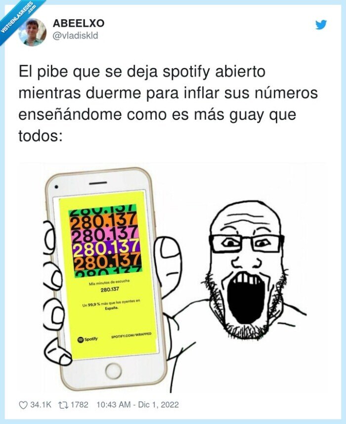 enseñándome,números,spotify,abierto,inflar