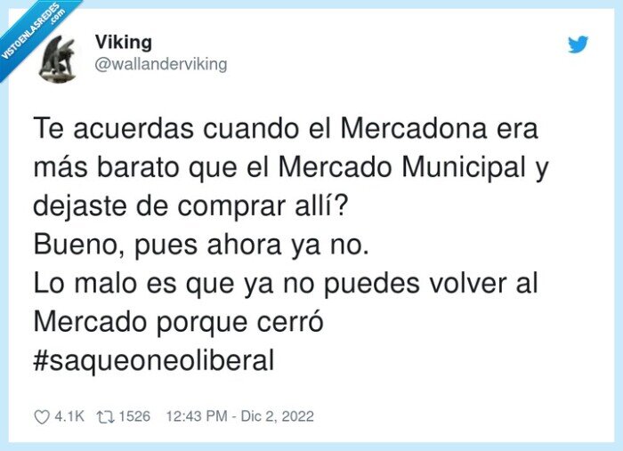 #saqueoneoliberal,municipal,mercadona,mercado