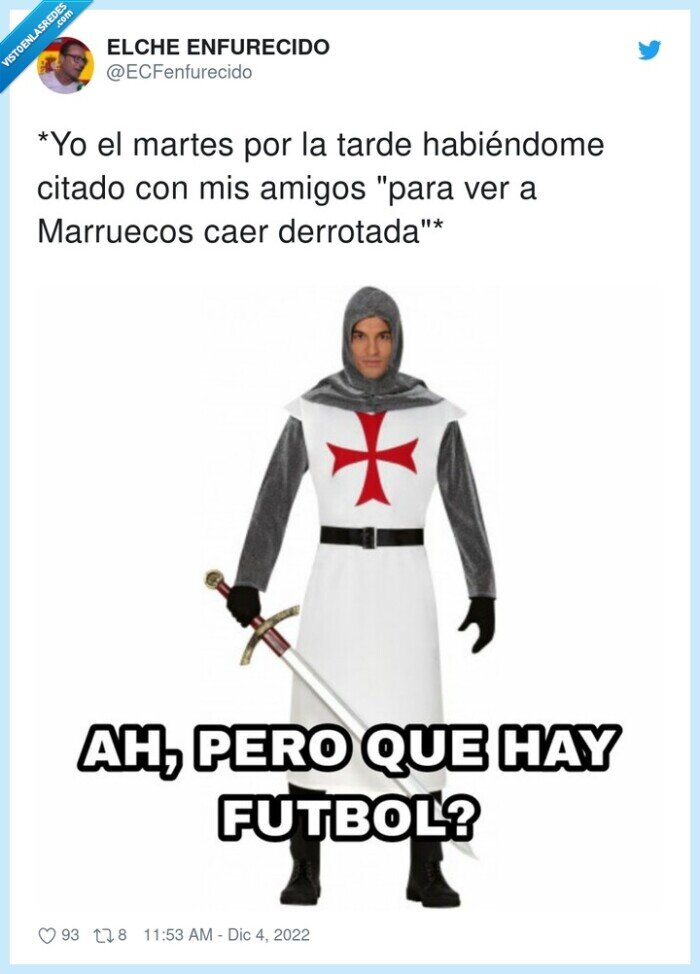 cruzada,qatar,mundial,españa,derrota,marruecos,martes,cita,amigos