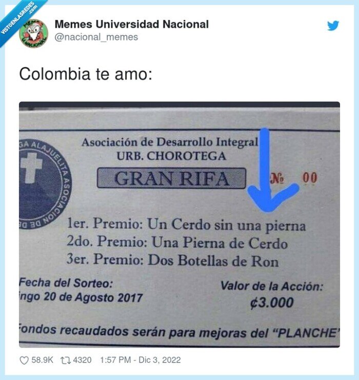 colombia,rifa,jamon,pierna