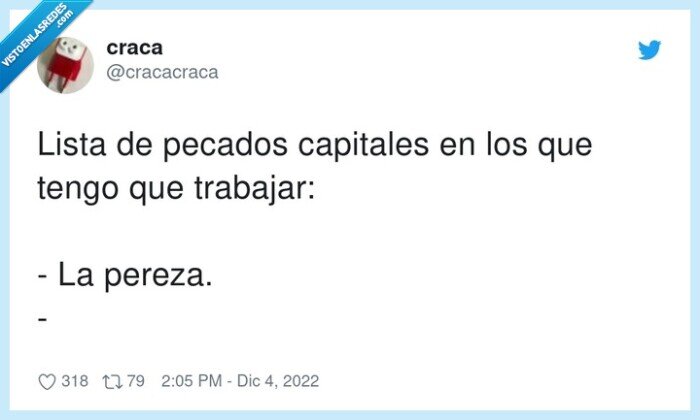 capitales,trabajar,pecados,pereza,lista