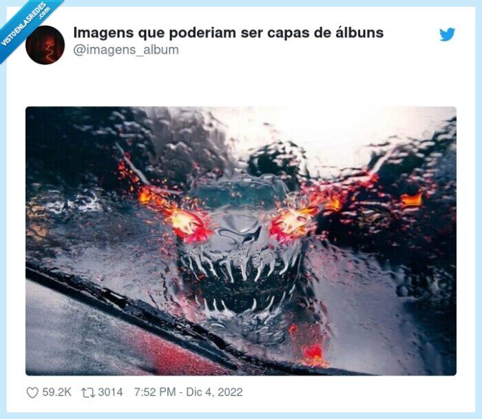 ilusion optica,demonio,coche,lluvia