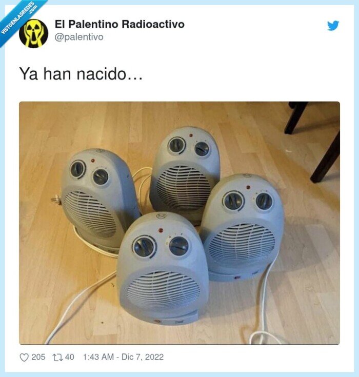 nacer,calefactor,calor