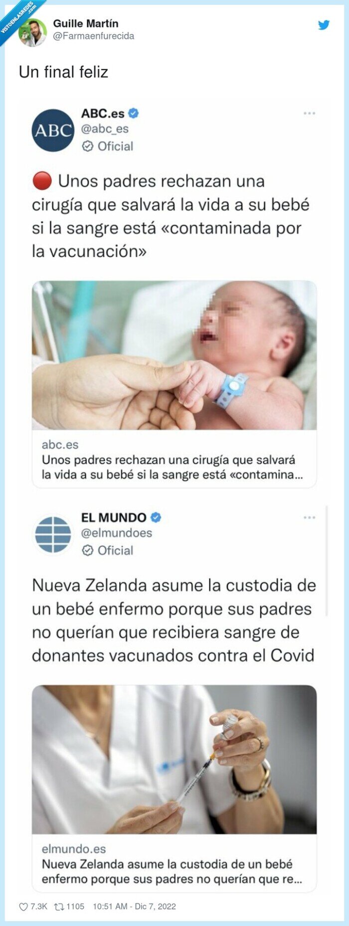 final,feliz,niño,cirugía,covid,vacuna