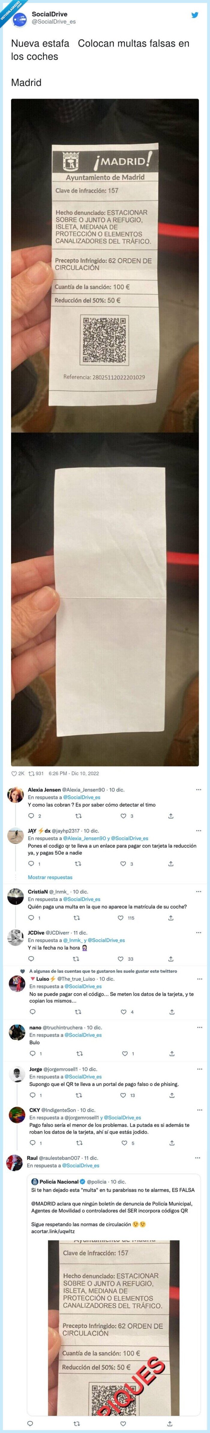 colocan,estafa,multas,falsas,coches,madrid