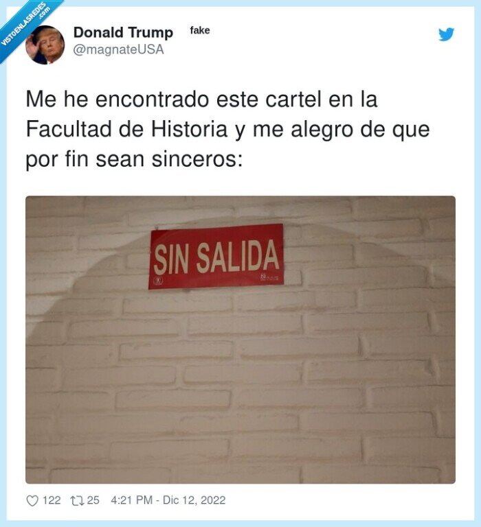 sin salida,facultad,historia,sinceros,cartel