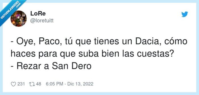 cuestas,dacia,rezar,sandero