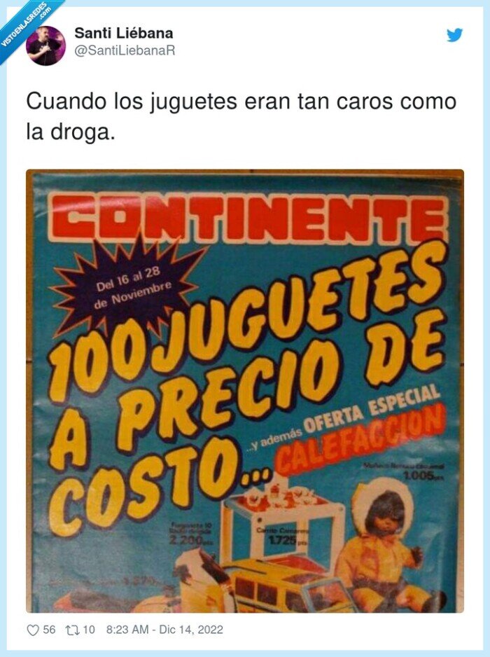juguetes,caros,droga,costo