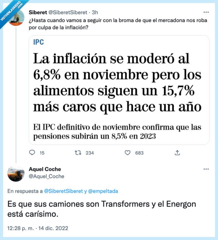transformers,carísimo,camiones,energon,mercadona,inflación