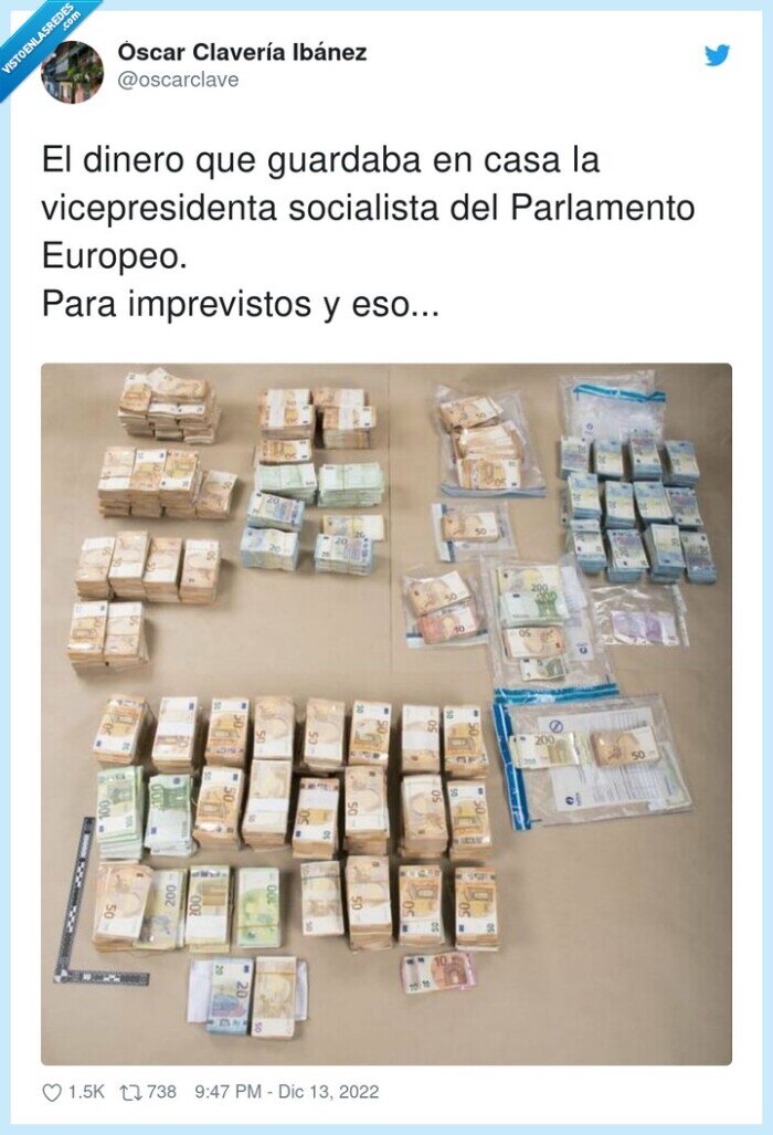 vicepresidenta,imprevistos,socialista,parlamento,dinero,billetes