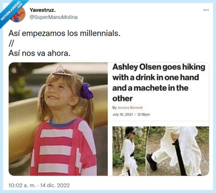 millennials,empezar,ahora,ashley olsen