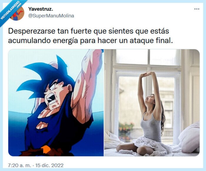 energía,acumular,desperezarse