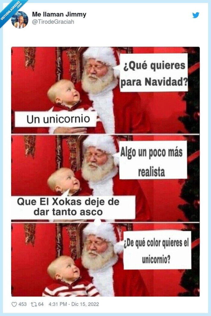 el xokas,navidad,unicornio,regalos