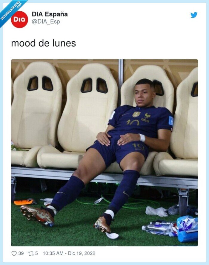 lunes,mood,mbappe,fracaso,tortuga,mundial,qatar