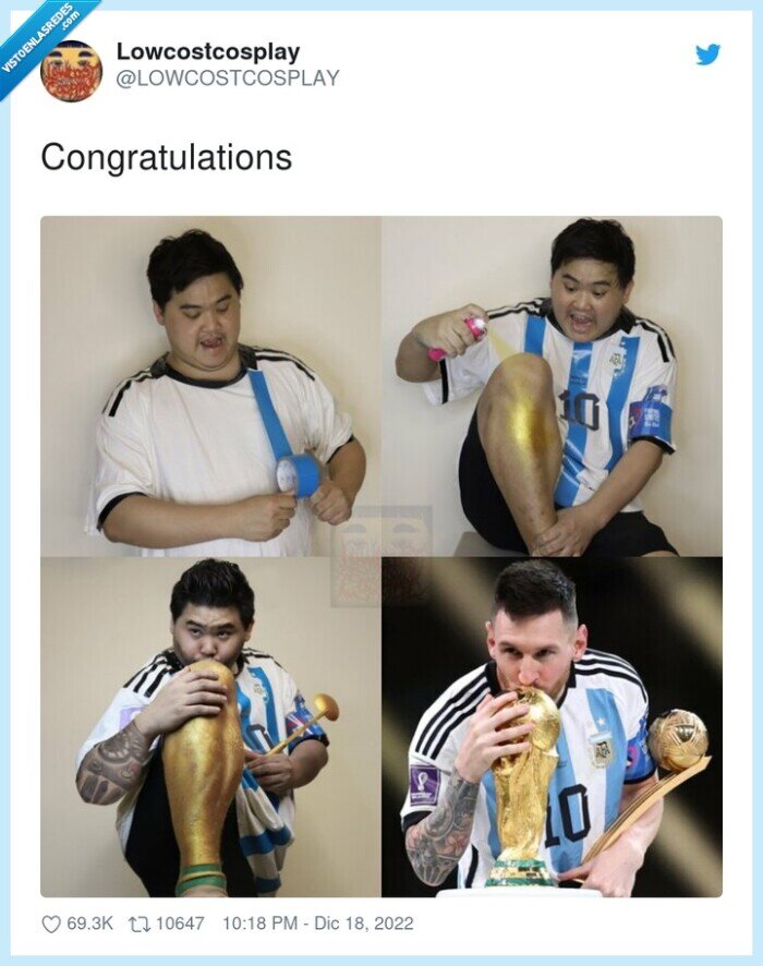 cosplay,messi,argentina,mundial