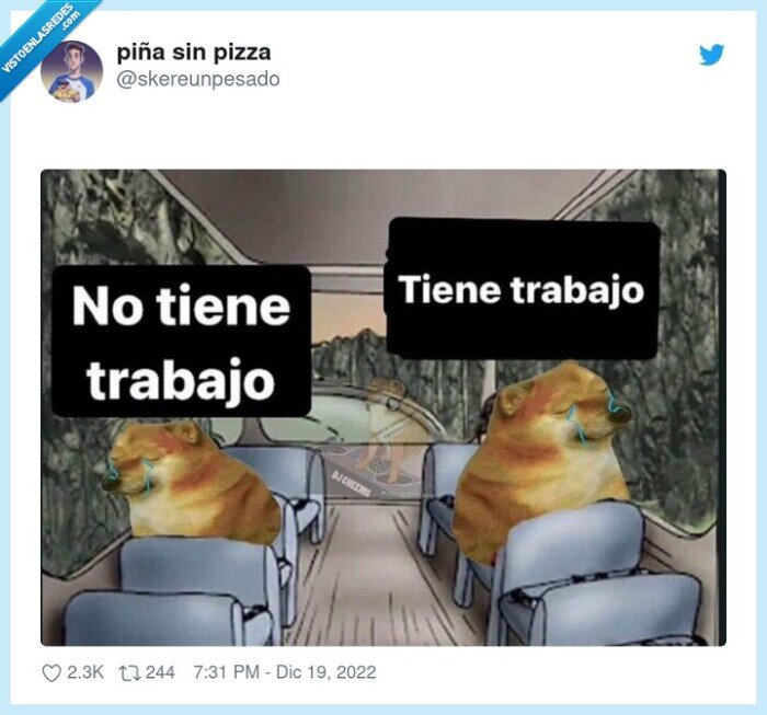 cheems,doge,bus,meme,trabajo
