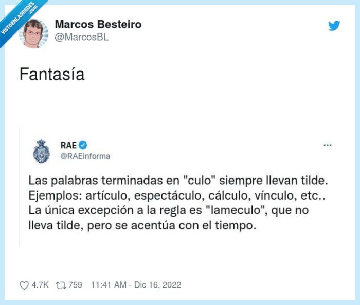 fantas&iacute;a,acentuar,culo
