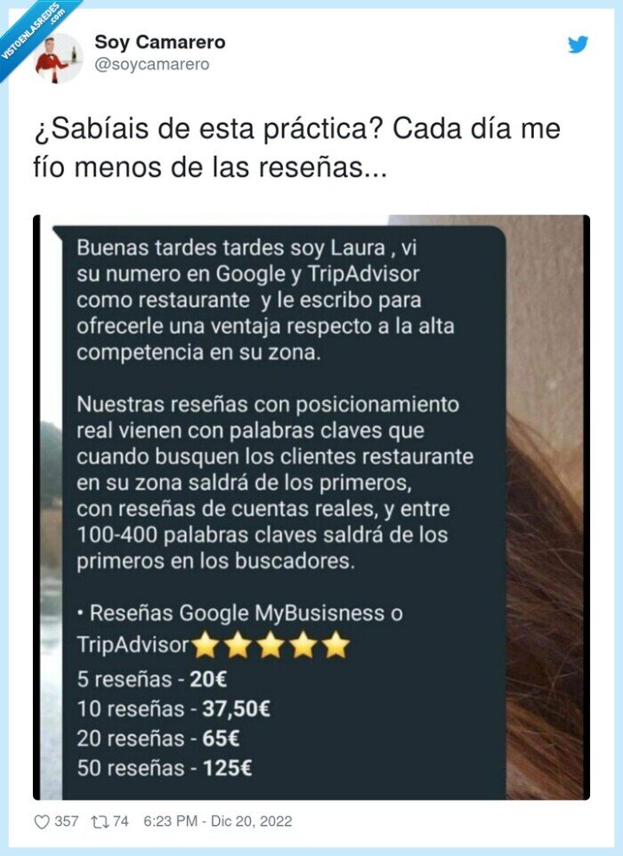 estafa,reseñas,google,restaurantes