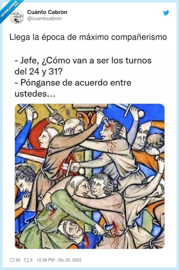 compañerismo,máximo,época,turnos,navidad