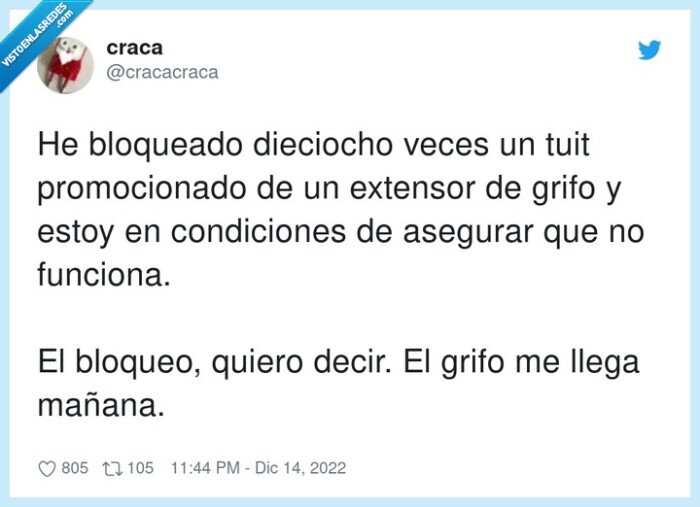 promocionado,condiciones,bloqueado,bloqueo,funciona,grifo