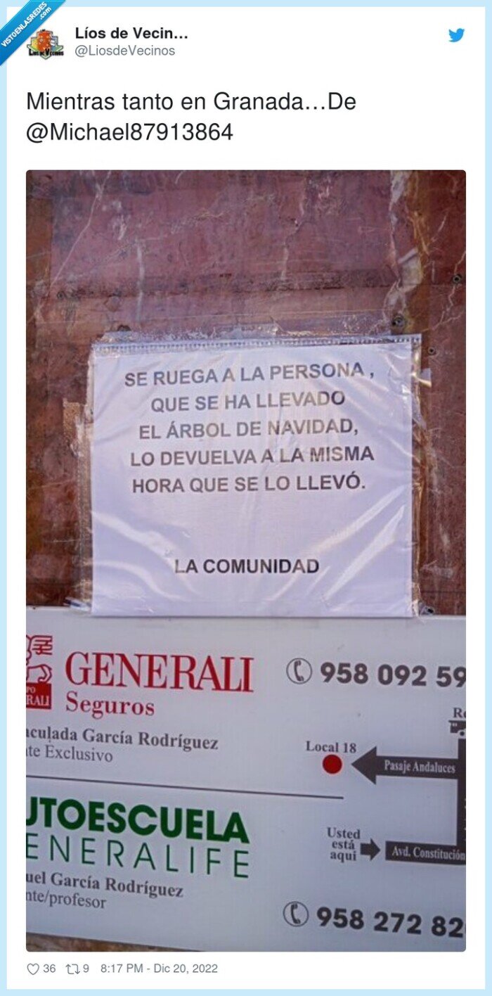 devolver,arbol,navidad,comunidad