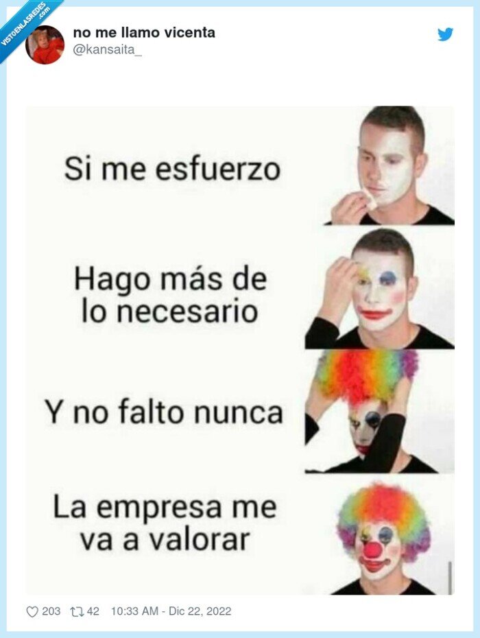 valorar,payaso,empresa