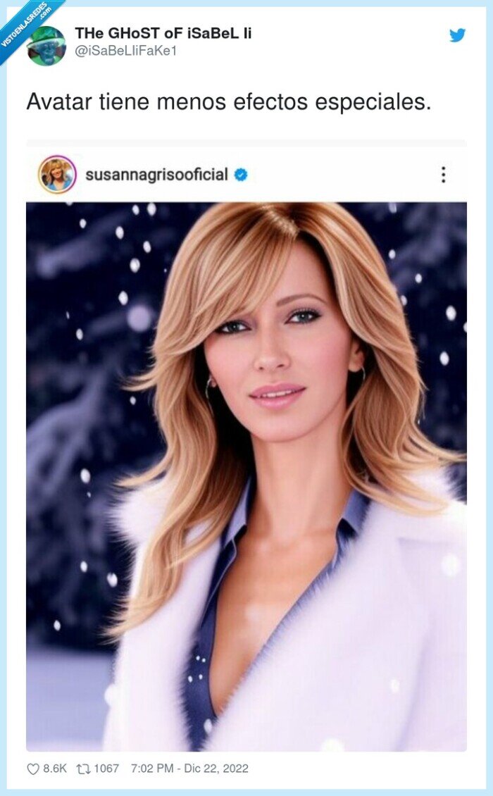 efectos especiales,avatar,susanna griso