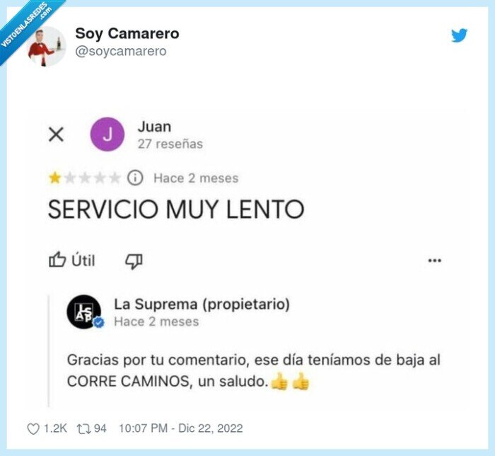 lento,correcaminos,reseña,review