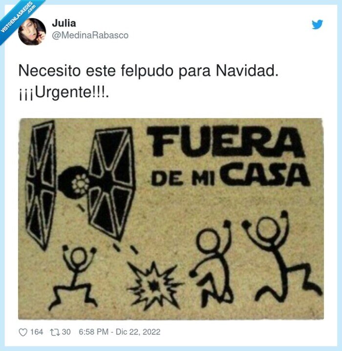 necesito,felpudo,navidad,urgente