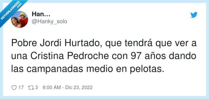 campanadas,cristina pedroche,jordi hurtado,pelotas