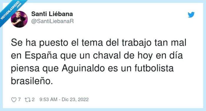 futbolista,brasileño,aguinaldo,españa,trabajo,puesto
