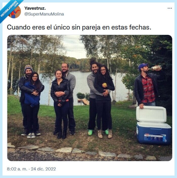 pareja,festividades,beber