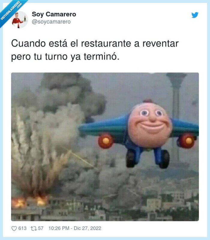 restaurante,reventar,terminar,turno