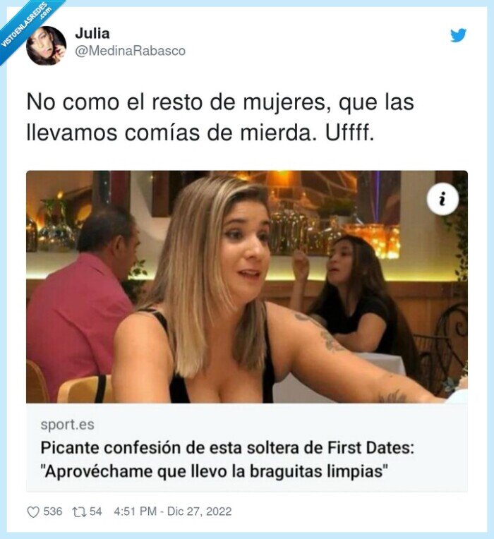 mujeres,first dates,bragas,limpias