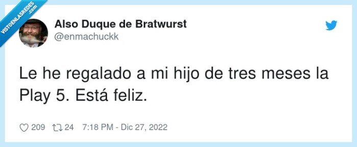 regalo,meses,playstation5,feliz,hijo