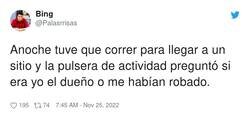Enlace a Estaba flipando máximo la pulsera, por @Palasrrisas