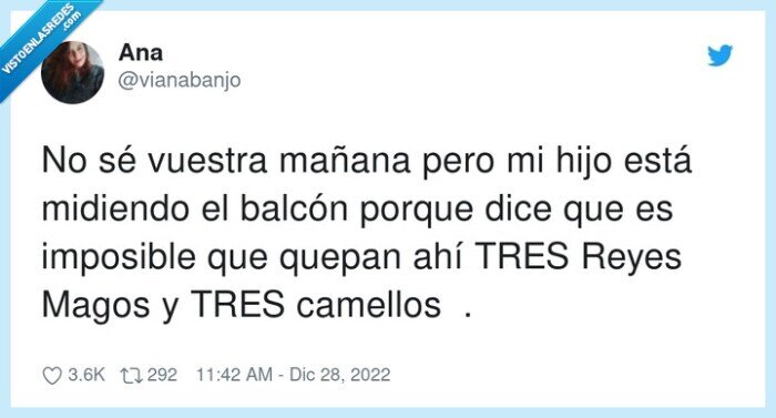 imposible,midiendo,camellos,mañana,balcón,reyes magos