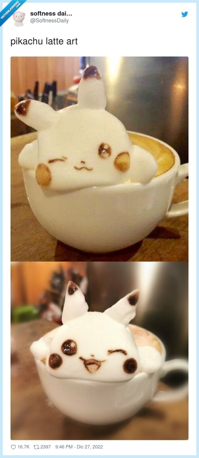 pikachu,latte,arte,espuma