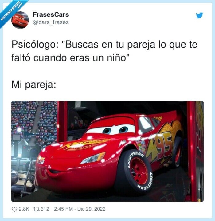 psicólogo,buscar,pareja,rayo mcqueen